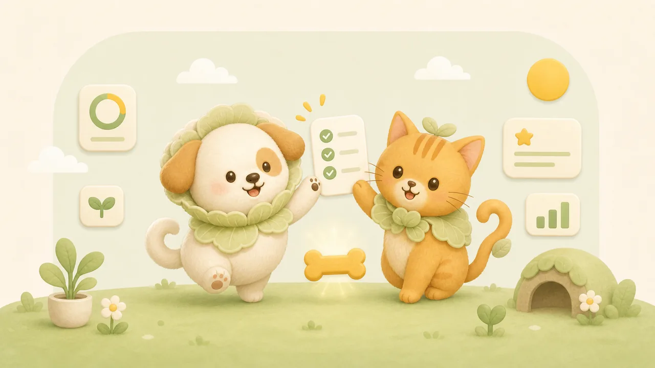 喵喵汪汪窝——一款陪你完成计划的软件